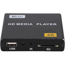 Tangxi USB 2.0 Full HD 4K Media Player, Ultra HDMI 1080P Multimedia Digital Player, USB S/SPDIF Home Music Video Player(EU)