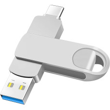 LZKNZT USB atmintinė USB C 512 GB USB C Stick 2 in 1 Dual USB Stick 512 GB Memory Stick USB C OTG Flash Drive USB-A ir C tipo USB atmintinė, skirta kompiuteriui / nešiojamajam kompiuteriui / išmaniajam telefonui 