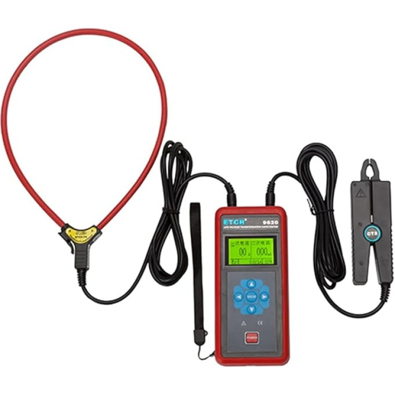 MKHFP Digitales Amperemeter ETCR9620 Tester des drahtlosen Niederspannungstransformatorverhältnisses zum Testen von 0,0A-3000A Datenanalyse/-speicherung