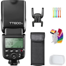 Godox TT600 2.4GHz Wireless GN60 Master/Slave Flash Speedlite for Canon Nikon Pentax Olympus Fujifilm DSLR Cameras black