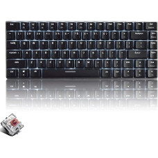 Ajazz AK33 Mechaninė žaidimų kompiuterio klaviatūra 82 klavišai Anti-Ghosting Kompaktiška ergonomiška USB laidinė klaviatūra