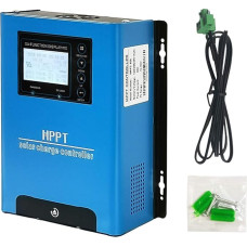 JUYUAN 96V 60A MPPT Solar Panel Battery Charger DC 180V Wide Voltage Input Solar Energy Charge Controller Max 6600W Support Sealed Gel AGM Lithium Battery JY-9660A Blue