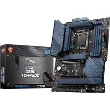 MSI MAG Z690 TORPEDO Gaming Motherboard ATX, Support Intel 12th Gen Processors, LGA 1700, 16 Duet Rail VRM 70A, DDR5 Memory Boost 6400+MHz/OC, 1 x PCIe 5.0 x16, 3 x M.2 Gen4, 2.5G LAN