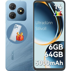 OSCAL Flat 2C Mobilusis telefonas be sutarties Pigus 