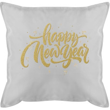 Pagalvėlė 50 x 50 cm - Pareiškimas su posakiais - Laimingų Naujųjų Metų I Laimingų Naujųjų Metų I Naujųjų Metų I Naujųjų Metų išvakarės - 50 x 50 cm - Pilka - Pagalvėlės užvalkalas Posakiai Naujųjų Metų išvakarės Motyvas Sofos pagalvėlė Posakiai Metai
