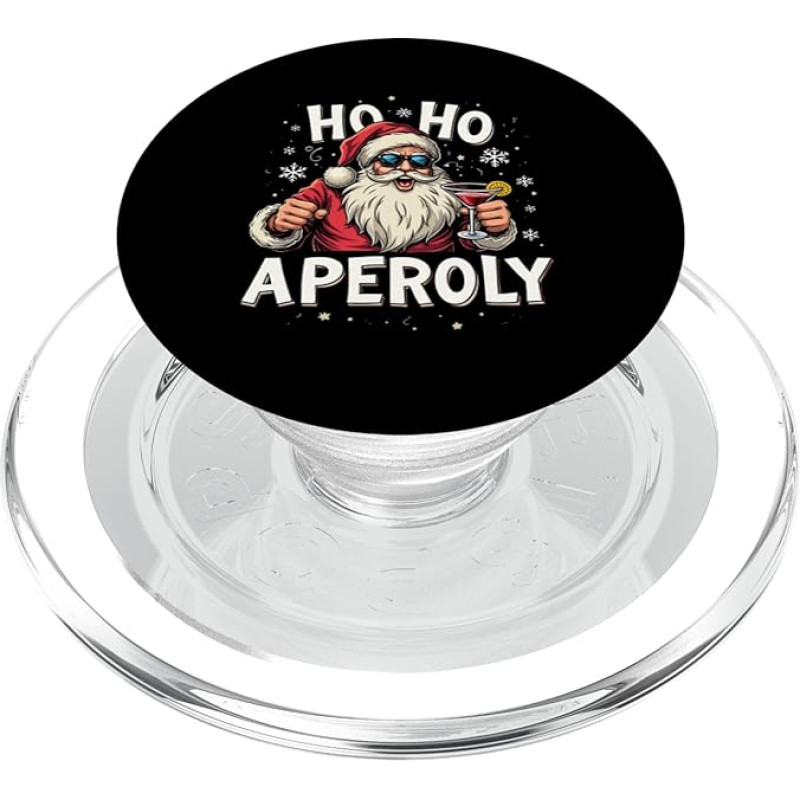 HO Aperoly Weihnachtsmann Kokteilis PopSockets PopGrip für MagSafe
