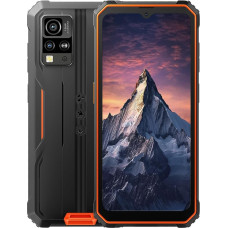 Blackview IP68 Outdoor Mobile Phone BV4800 Pro, 12GB + 128GB (1TB Extension), 6.56 Inch HD+ 120Hz, 16MP + 8MP + 5MP, 3 Card Slots, Android 14 Dual SIM Smartphone, Robust, Fingerprint, GPS NFC, Orange