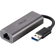 ASUS USB-C2500 USB to RJ45 Network Adapter (RJ45 2.5G Port, USB 3.0, Plug & Play)