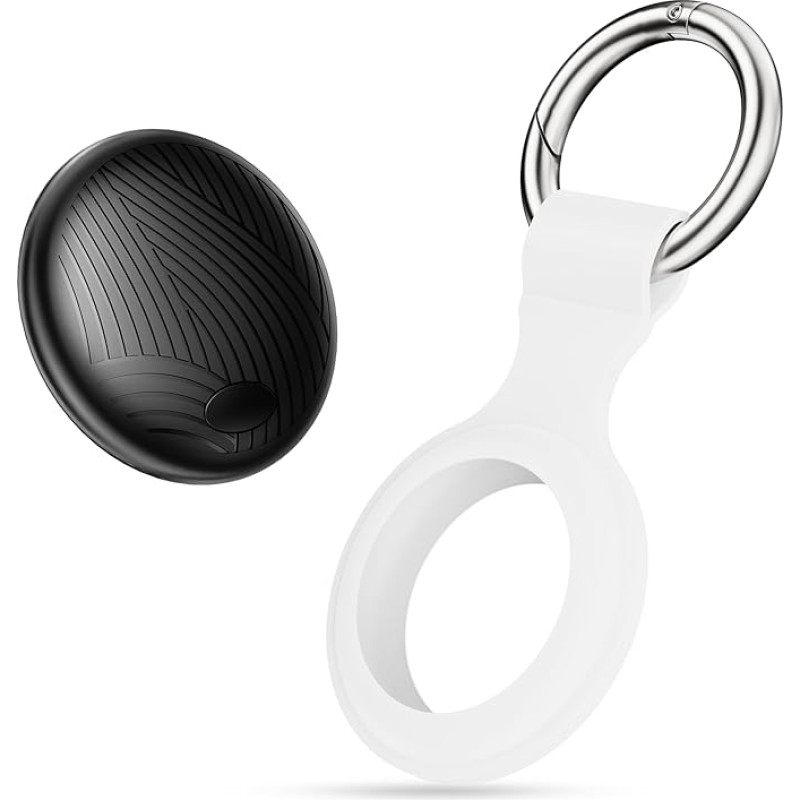 VIXOLYN Smart Tag - Air Tracker Tag suderinama su Apple Where is ? (tik iOS) su apsauginiu dėklu, vandeniui atsparus 