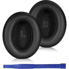 Adhiper Replacement Ear Pads for Bose QuietComfort (QC) Ultra Wireless Headphones Earpads with Soft Protein Leather, High Density Noise Cancelling Foam (Black)