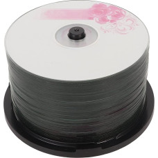 CD-R tušti 700MB 52X rašomieji diskai, skirti įrašyti muziką ir išsaugoti skaitmeninių vaizdų duomenis (50 vnt.)