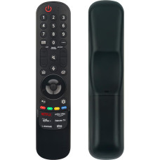 AKB76045003 Pakaitinis balso nuotolinio valdymo pultas, tinkamas LG MR24GA Magic Motion Sensor TV Remote 43NANO81T6A 43UT81006LA 50UT91006LA OLED42C44LA OLED97G45LW Suderinamas MR23GA MR22GA MR21GA