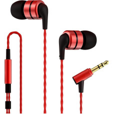 SoundMAGIC E80 High Fidelity Headphones Smartphone Earbuds In Ear Headphones High-quality earphones with noise reduction - red