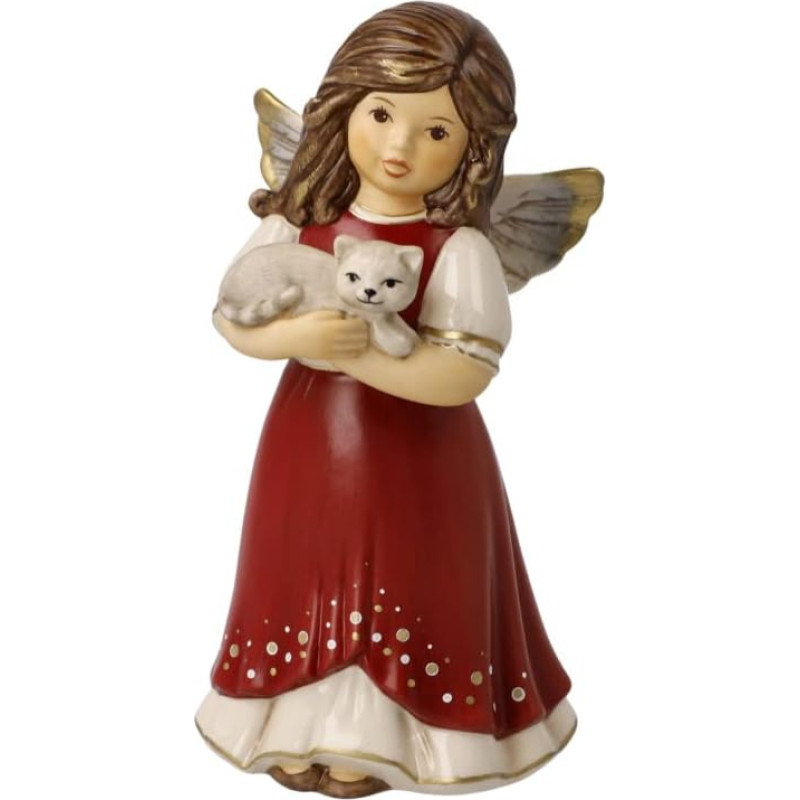 Goebel Angel Figurine Cuddly Time – Heavenly Messenger Christmas Bordeaux