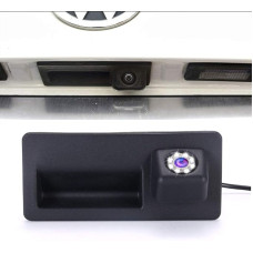 【8 LED naktinio matymo diodų】 Aukštos kokybės galinio vaizdo kamera su įkrovos rankena ir jungikliu, skirta A3 A4 A4L S4 A5 S5 Q3 Q5 A6 A7 A6L A8L S6 S7 RS5; Golf Gross/VI/Sharan/New Cayenne