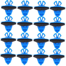 TIDTALEO 100st Glockenmund-modellclip Stapelbare Waschmaschine Und Trockner Kabelclip Kabel Ordentlich -streifen-clips -streifenlichter Ofen Trockner Knopf Austausch Auto Blue Plastik