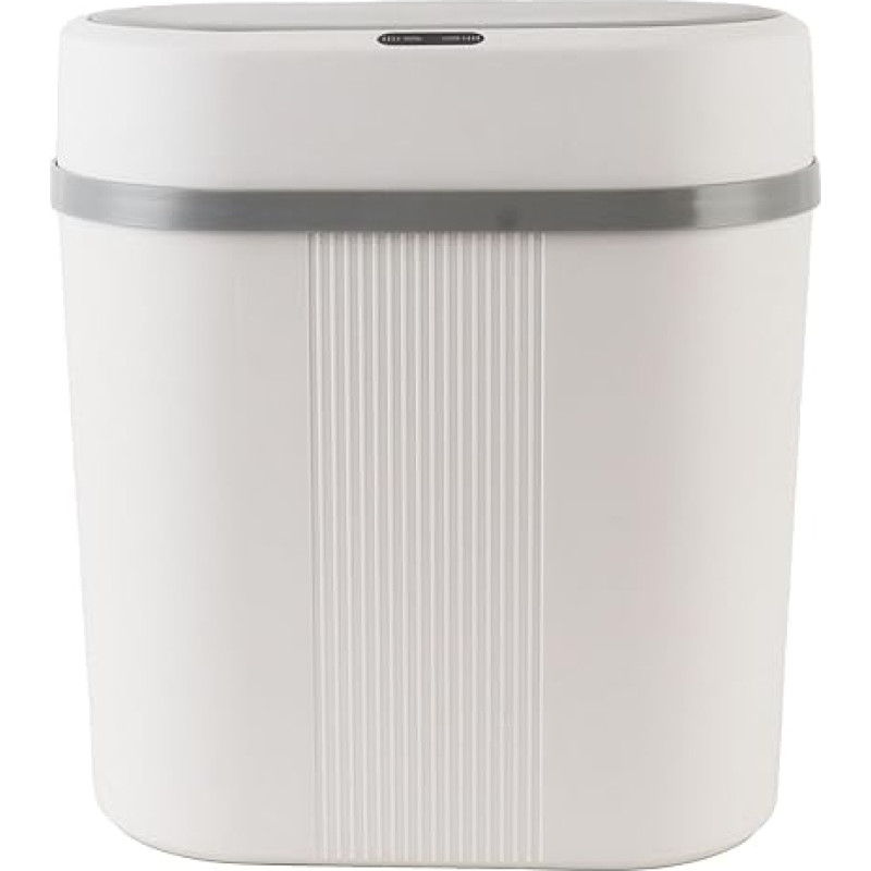 Tyenaza 12L Motion Sensor Bin, Intelligent, Non-Contact Automatic Rubbish Bin, Battery Operated, for Bedroom, Bathroom, Kitchen
