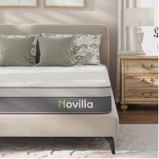 Novilla H3 Matratze 140x200 Höhe 24cm 3 Zonen CertiPUR-US-Schaumstoff Taschenfederkernmatratze Öko-Tex Zertifiziert Federkernmatratze