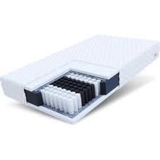 FDM Treviso 4KIDS Pocket Spring čiužinys 80 x 180 cm 7 zonų čiužinys vaikams H3 kietumo (vidutinio kietumo) 14 cm aukščio poliuretano putų dvipusis užvalkalas Nuimamas Skalbiamas