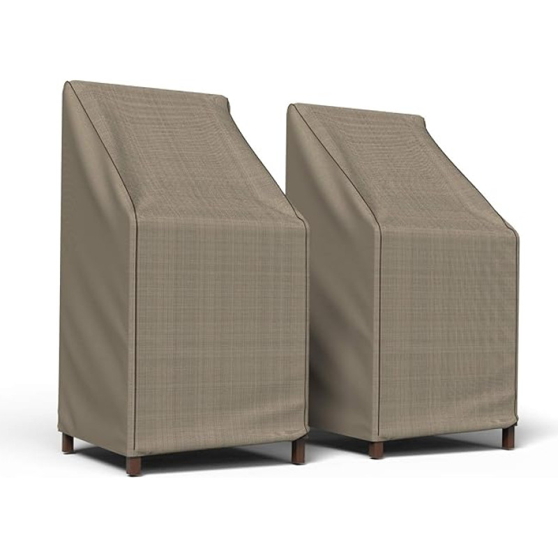 Budge P1A01PM1-2PK English Garden Chair Cover Tweed Brown