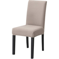 VanderHOME Stretch Chair Covers, Elastic Chair Covers, Chair Seat Protector, Jacquard Slipcover for Chair, Set of 4