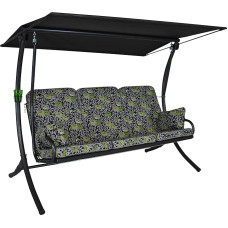 Angerer 21000/159/21 Royal Hollywoodschaukel 3-Sitzer, Design Bergen