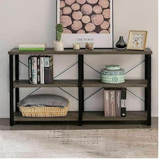 Rustikaler Konsolentisch für den Eingangsbereich, industrielles Sofa/Eingangstisch mit S