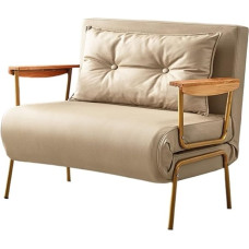 Konvertuojama sofa lova, reguliuojama sofa su sofa lova, modernus dirbtinės odos namų minkštasuolis svetainei, namų biurui, svečių lovoms, butui, palėpėje esančiai konvertuojamai sofai lovai