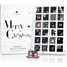 Advent Calendar Black Midi - Chocolate - Advent Calendar | Gift | Gift Idea | Man | Woman | Children | Girls | Boys | Chocolate Bars | Advent | Advent Season | Christmas | Calendar