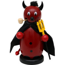 Dekohelden24 Devilishly Good Looking Incense Figurine, Approx. 13 cm, Little Devil