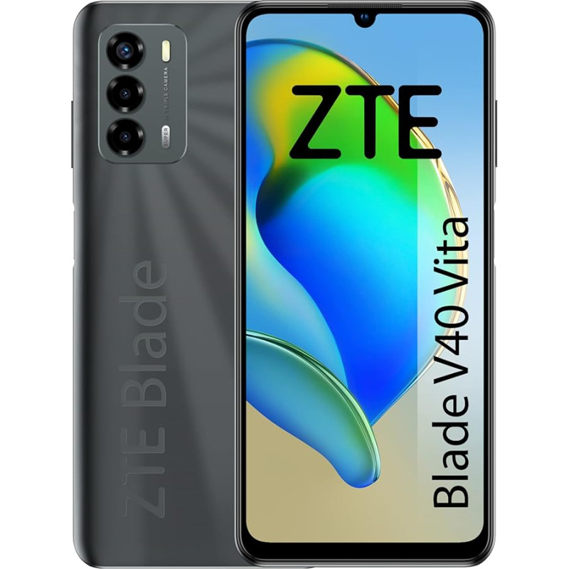 ZTE Blade V40 Vita Zeus Black / 4+128GB / 6,75' 90Hz HD+