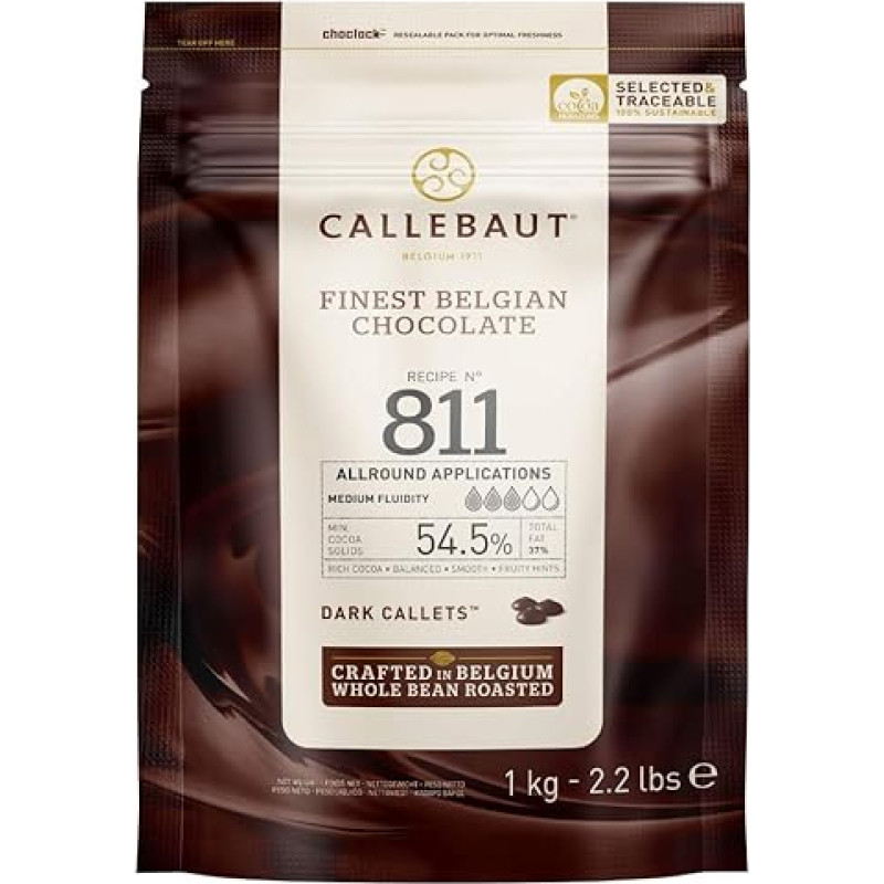 Callebaut Select 811 Dark Chocolate Callets 1 kg