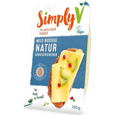 Simply V Genießerscheiben Natur (Vegane Käse-Alternative) 150g x 6 (900g)
