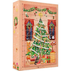 Tea Advent Calendar by FROG.coffee, 48 Tea Bags and 24 Different Varieties from Top Brands such as Teekanne, Bad Heilbrunner, Bünting, Twinings, Meßmer, Lebensbaum and Many More