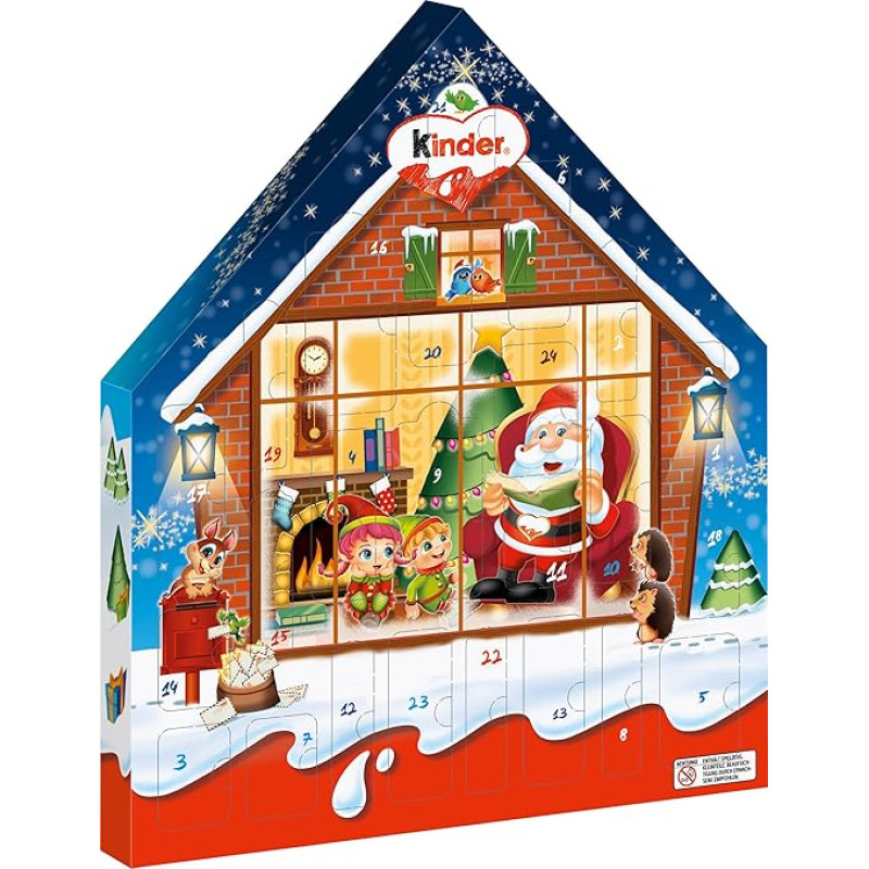 kinder Maxi Mix Advent Calendar - Advent Calendar with Delicious Chocolate Specialities - 1 Calendar of 351 g