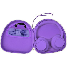 PAIYULE Case for Sony WH-CH720N/ for Sony WH-CH520 Wireless Bluetooth Headphones with Noise Cancelling Over The Ear Headset, Carry Bag Organiser Travel Bag (Box Only) (Purple)