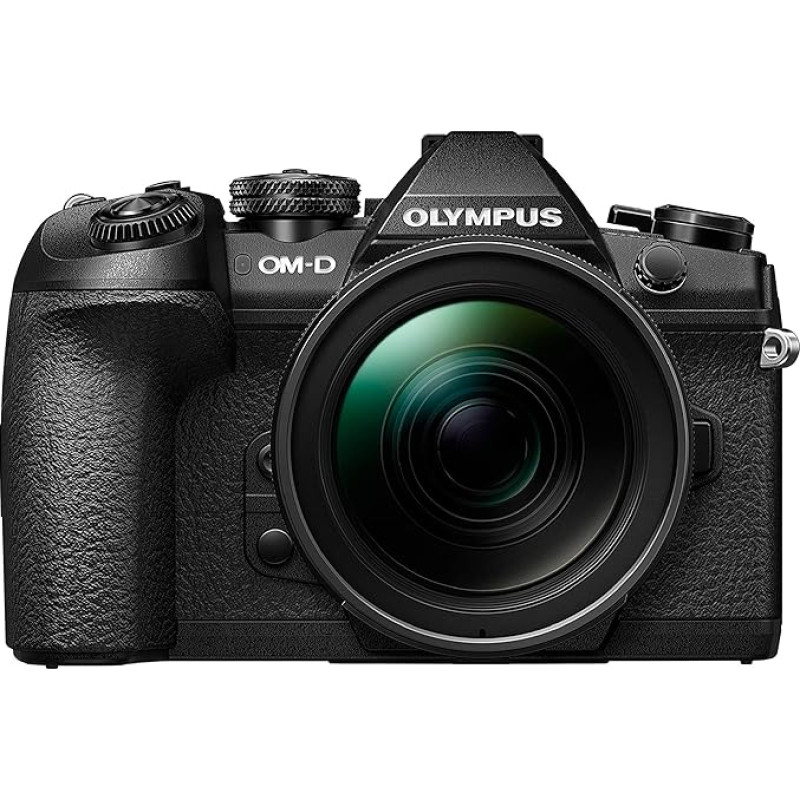 Sisteminis fotoaparatas Olympus OM-D E-M1 Mark II, iki 60 kadrų per sekundę, 121 AF taškas, 20 megapikselių, 7,6 cm/3 colių, TFT LCD ekranas, 4K vaizdo įrašas, HDR, 5 ašių vaizdo stabilizatorius, juodas