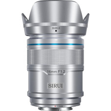 SIRUI Sniper 16 mm automatinio fokusavimo objektyvas, F1,2 plataus kampo APS-C fotoaparato objektyvas, skirtas X-T4, X-T5, X-H1, X-H2/H2S, X-T3, X-T30, X-S10 (X laikiklis, sidabrinis)