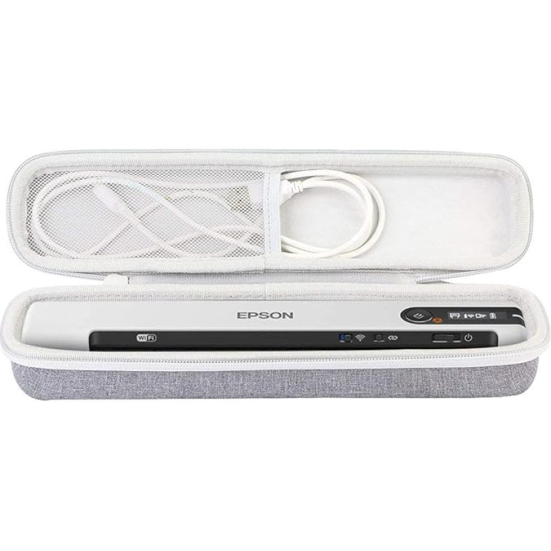 co2CREA Hard Travel Protective Case for Epson Workforce ES-50 ES-60W DS-70 DS-80W Portable Scanner, Bag Only