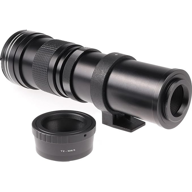 Hersmay 420-800mm F/8.3-16 teleobjektyvo priartinimo objektyvas Rankinio fokusavimo super teleobjektyvas AF laikiklis, skirtas 