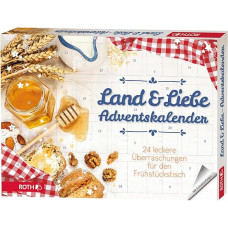 ROTH Land & Love Advent Calendar Filled with High-Quality Spreads and Pleasure Items, Breakfast Calendar for the Pre-Christmas Season