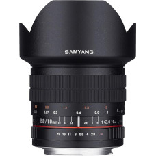 Samyang 10mm F2.8 ED AS NCS CS itin plataus kampo objektyvas Nikon skaitmeniniams veidrodiniams fotoaparatams su automatinio matavimo lustu (SY10MAF-N)