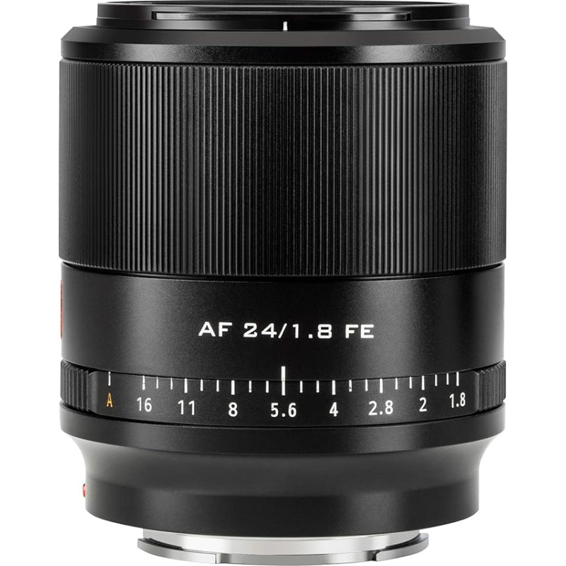 VILTROX FE 24mm f/1.8 F1.8 pilno kadro automatinio fokusavimo plačiakampio objektyvas, skirtas 