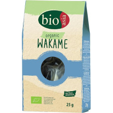 BIOASIA Organic Wakame Algae, Rich in Vitamins, Minerals and Antioxidants, Gluten-Free & Vegan, Ideal for Salads, Soups & Asian Dishes, 1 x 25 g