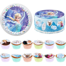 Mergaitės torto viršūnėlės su 20 cm torto dekoracijomis Valgomieji ir keksiukų papuošimai Valgomieji valgomieji torto viršūnėlės, Valgomieji popieriniai torto papuošimai, Torto viršūnėlės Nuotrauka Gimtadienio mergaitės torto papuošimas