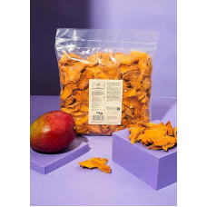 KoRo - Bio-Mangostreifen Kent 1 kg - Fruchtig-süßer Geschmack - Ohne Zuckerzusatz - Getrocknete Mango der Sorte Kent
