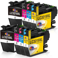 Clorisun LC3219XL LC3217 spausdintuvo kasetės suderinamos su Brother LC3219XL LC3219XL LC3219 XL LC3217 Multipack rašalo kasetės, skirtos MFC J5330DW J5335DW J6930DW J6530DW J5730DW J5930DW J6935DW, pakuotė