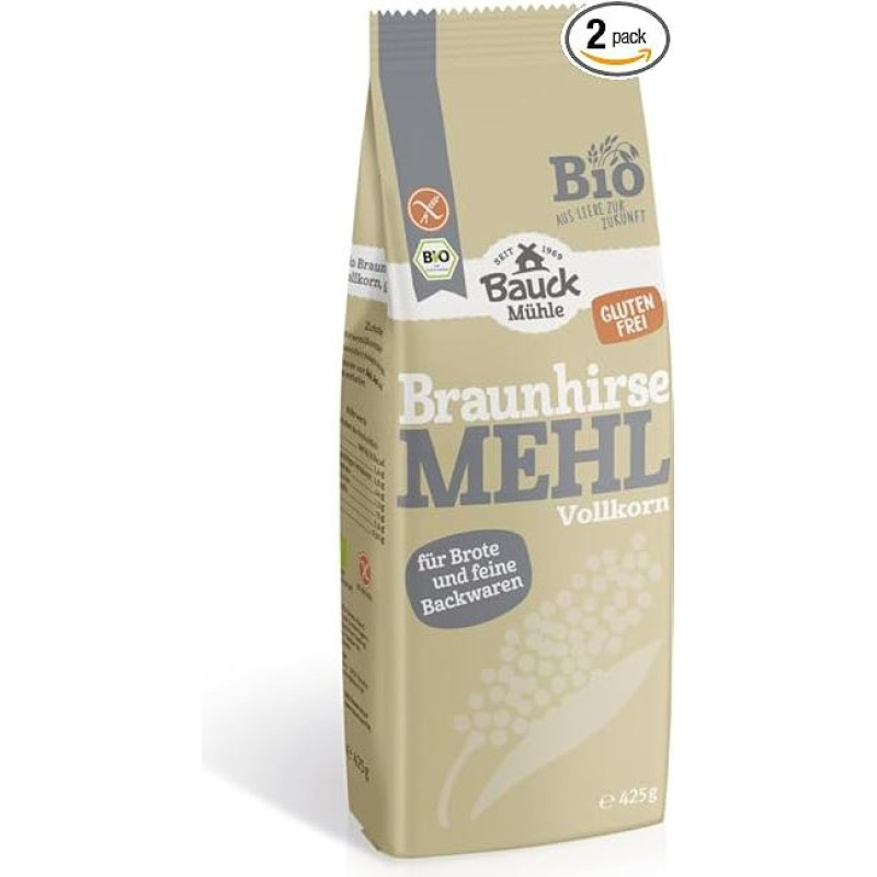 Brown Millet Flour Whole Grain Gluten Free Organic
