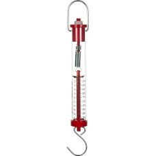 Eisco Labs Newton Force Gauge Spring Scale - Max Capacity 20N 2kg Double Scale Labeled