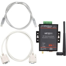 Serijinis serveris RS232 / 485/422 į WIFI Ethernet DTU tinklo ryšys 5-36VDC HF2211